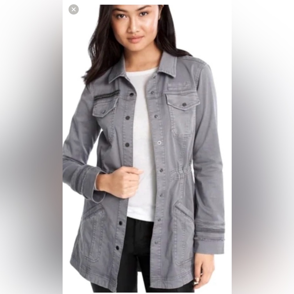 White House Black Market Gunmetal Gray Jacket, size small